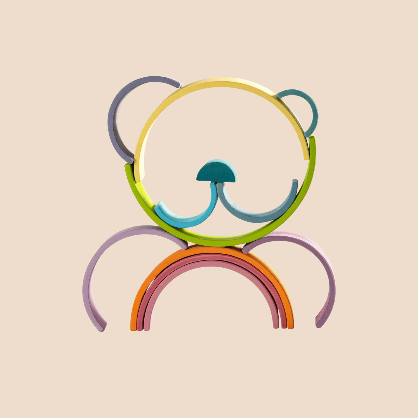 Arcoíris Grande Colores Pasteles