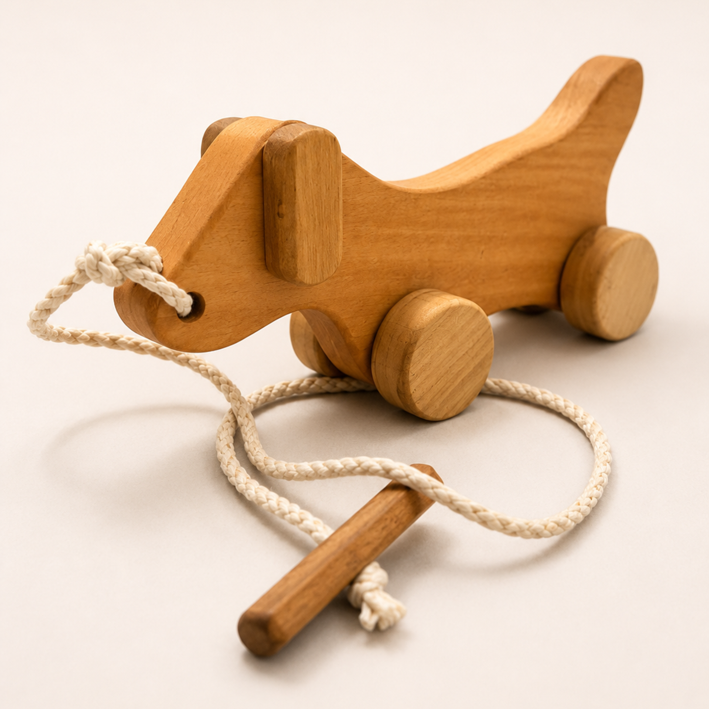 Perro de Arrastre de Madera Nativa