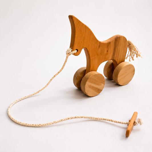 Caballo de Arrastre de Madera Nativa