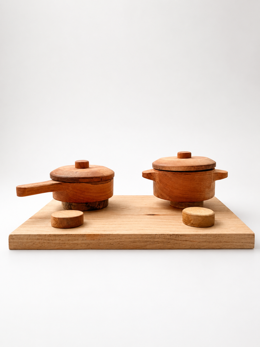 Cocina de Juguete de Madera Nativa