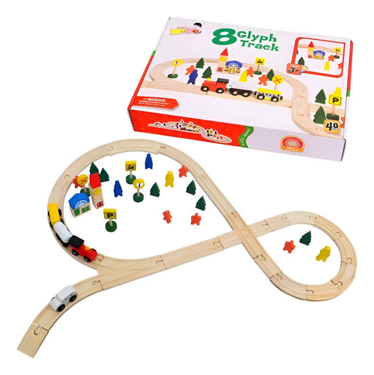 Trencito de Madera 48 piezas
