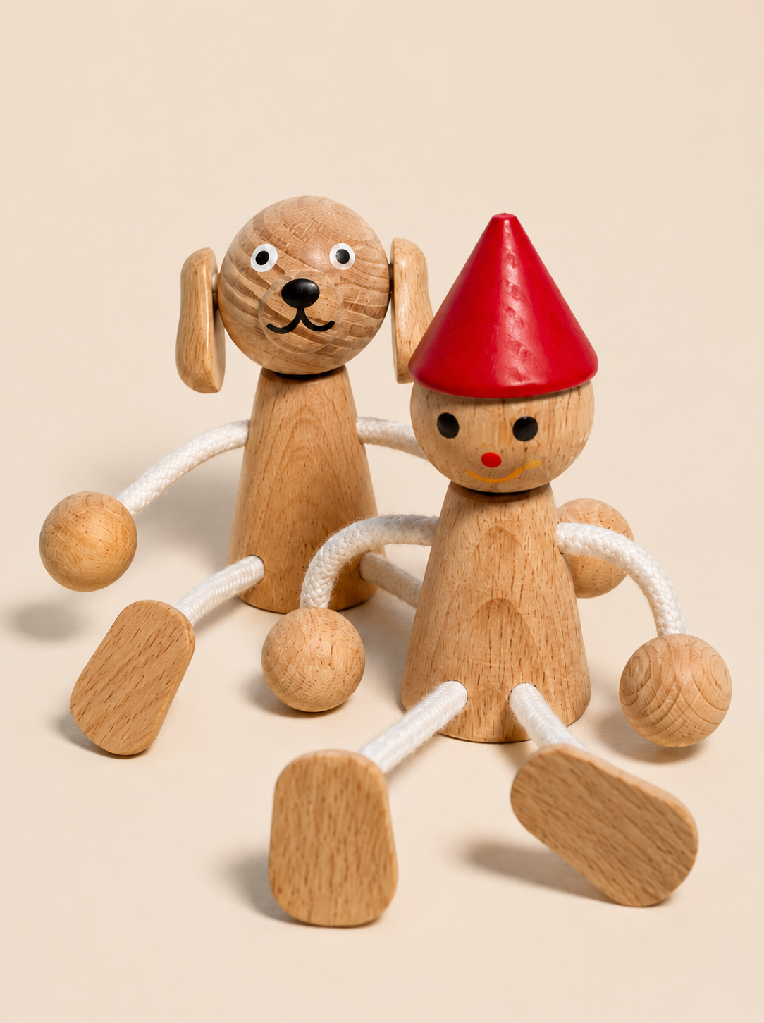 Pequeños amigos de madera