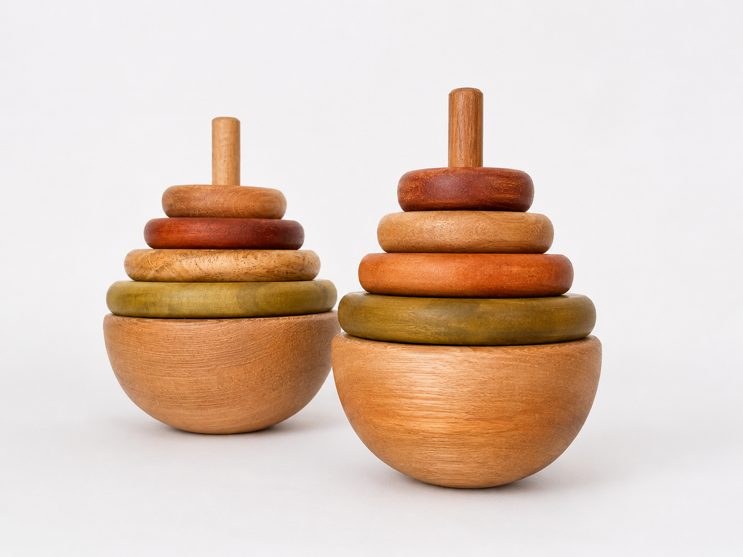 Anillos de Encaje de Madera Nativa
