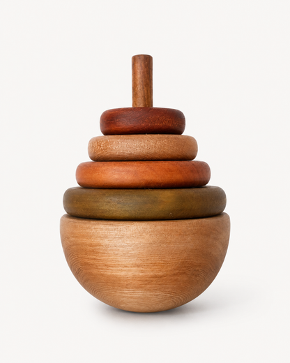 Anillos de Encaje de Madera Nativa