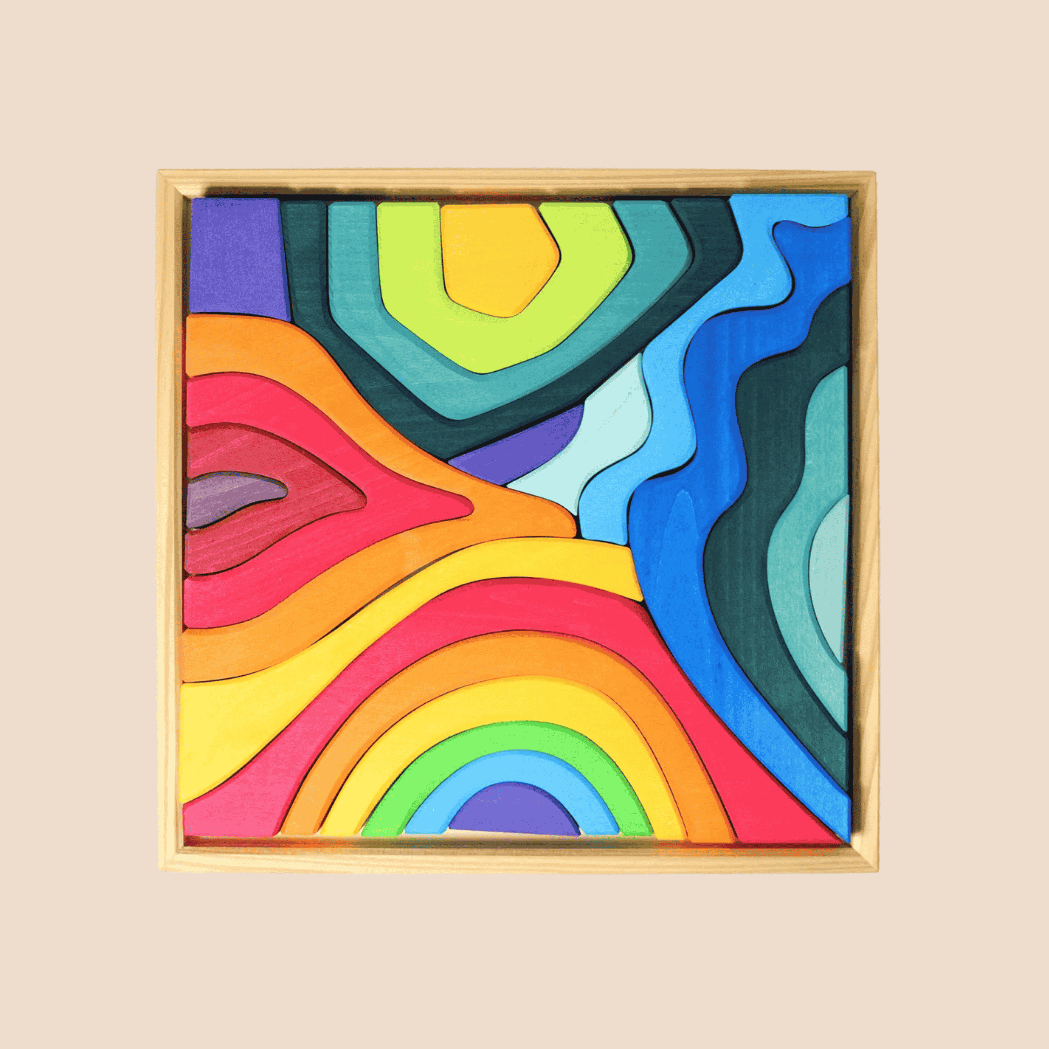 Puzzle Madera Construccion