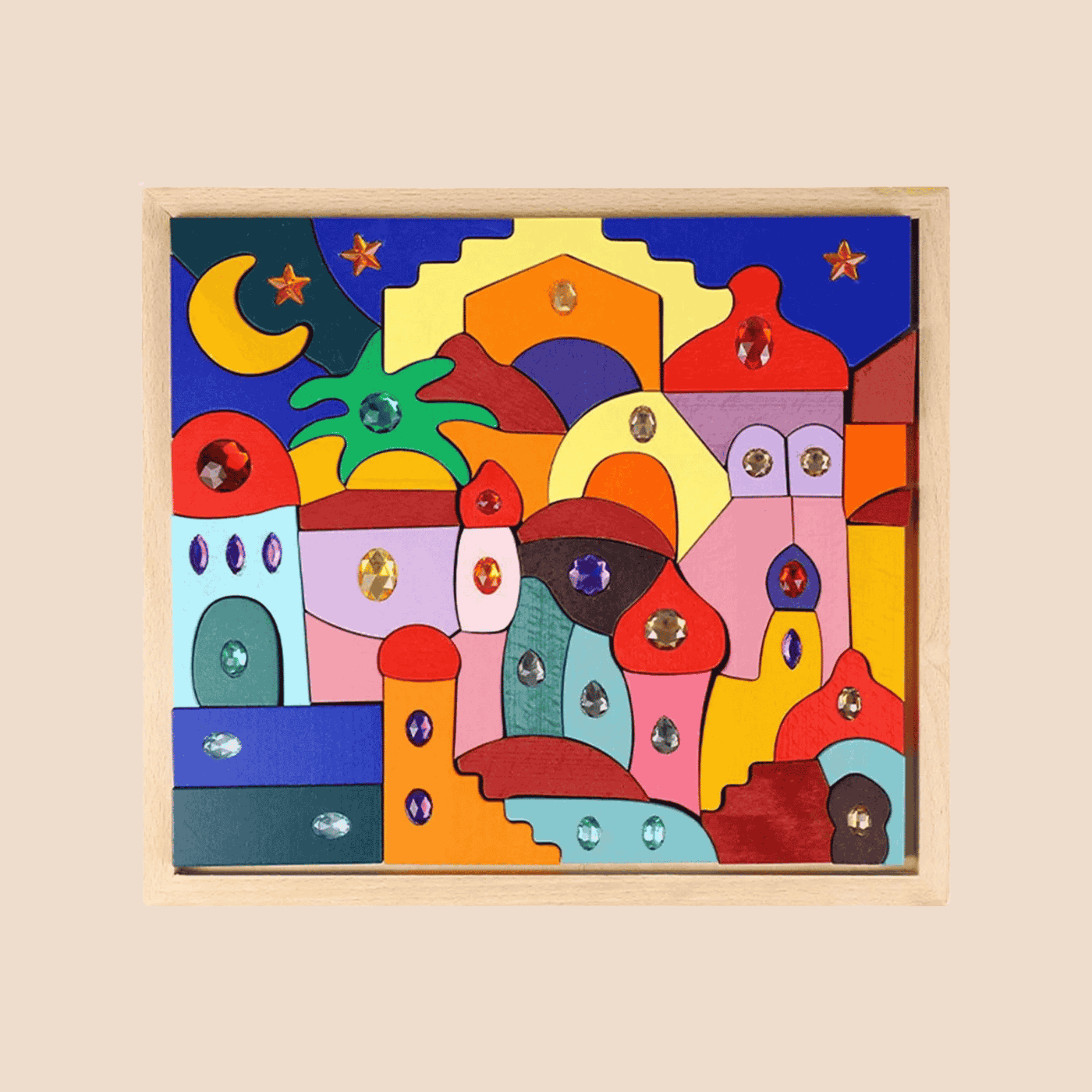 Puzzle Madera Construccion