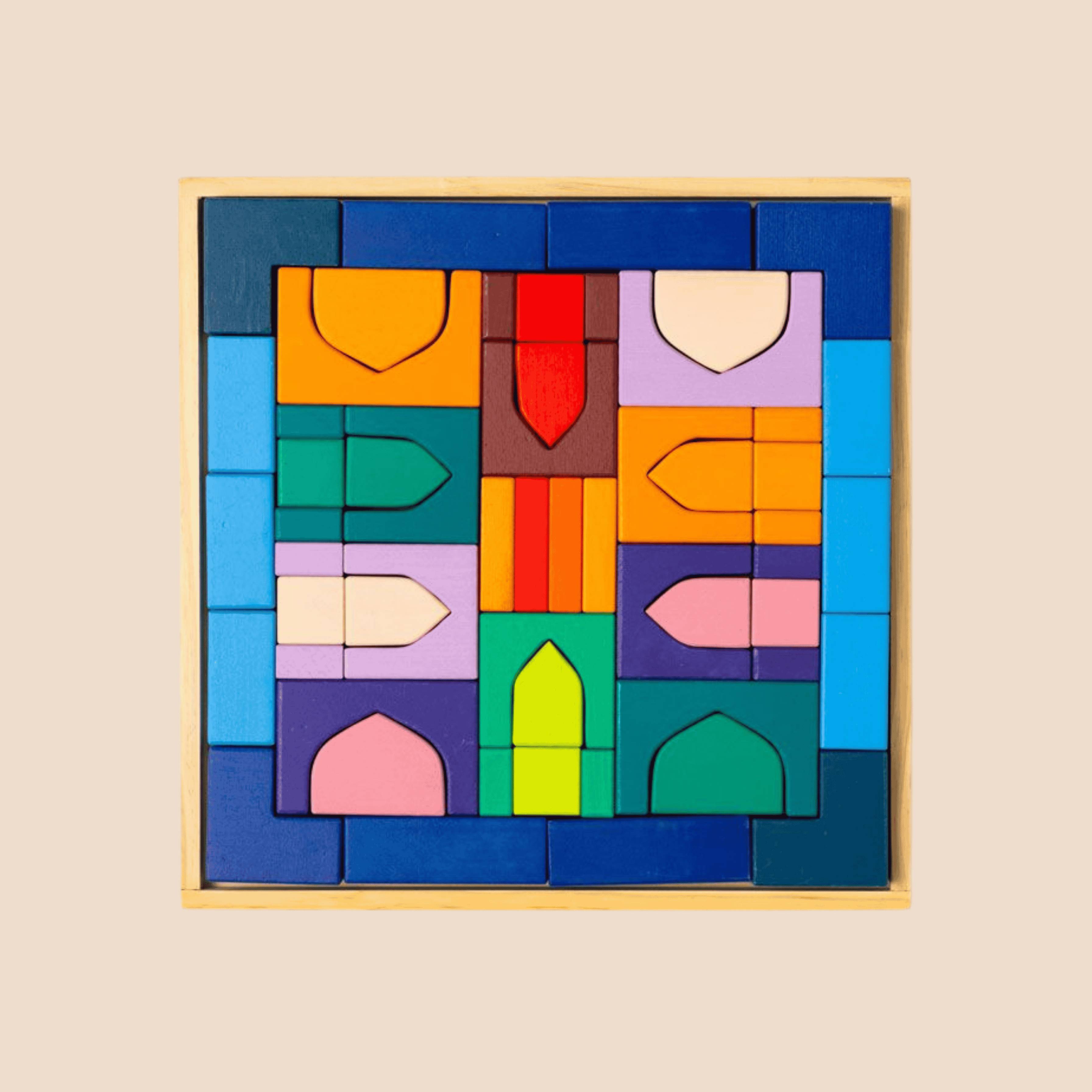 Puzzle Madera Construccion