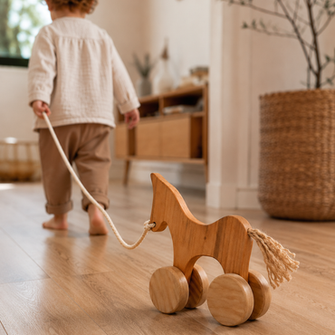 Caballo de Arrastre de Madera Nativa