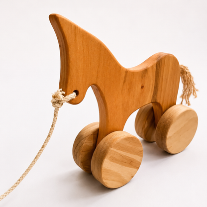 Caballo de Arrastre de Madera Nativa