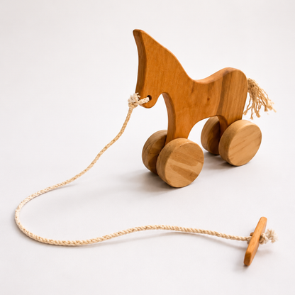 Caballo de Arrastre de Madera Nativa