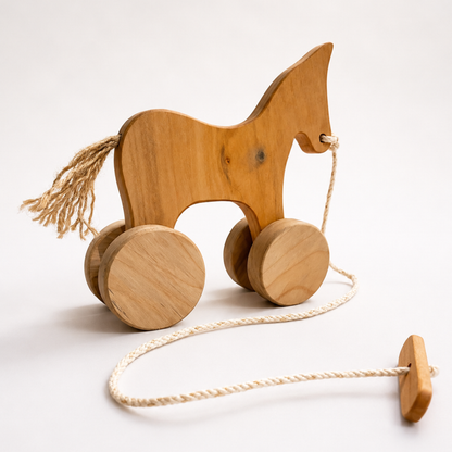 Caballo de Arrastre de Madera Nativa