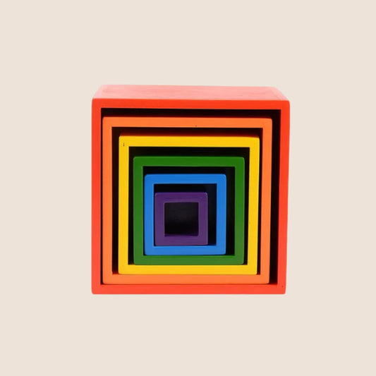 Cajas apilables Arcoíris