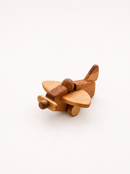 Avión pequeño de Madera Nativa