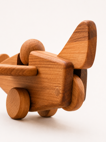Avión pequeño de Madera Nativa