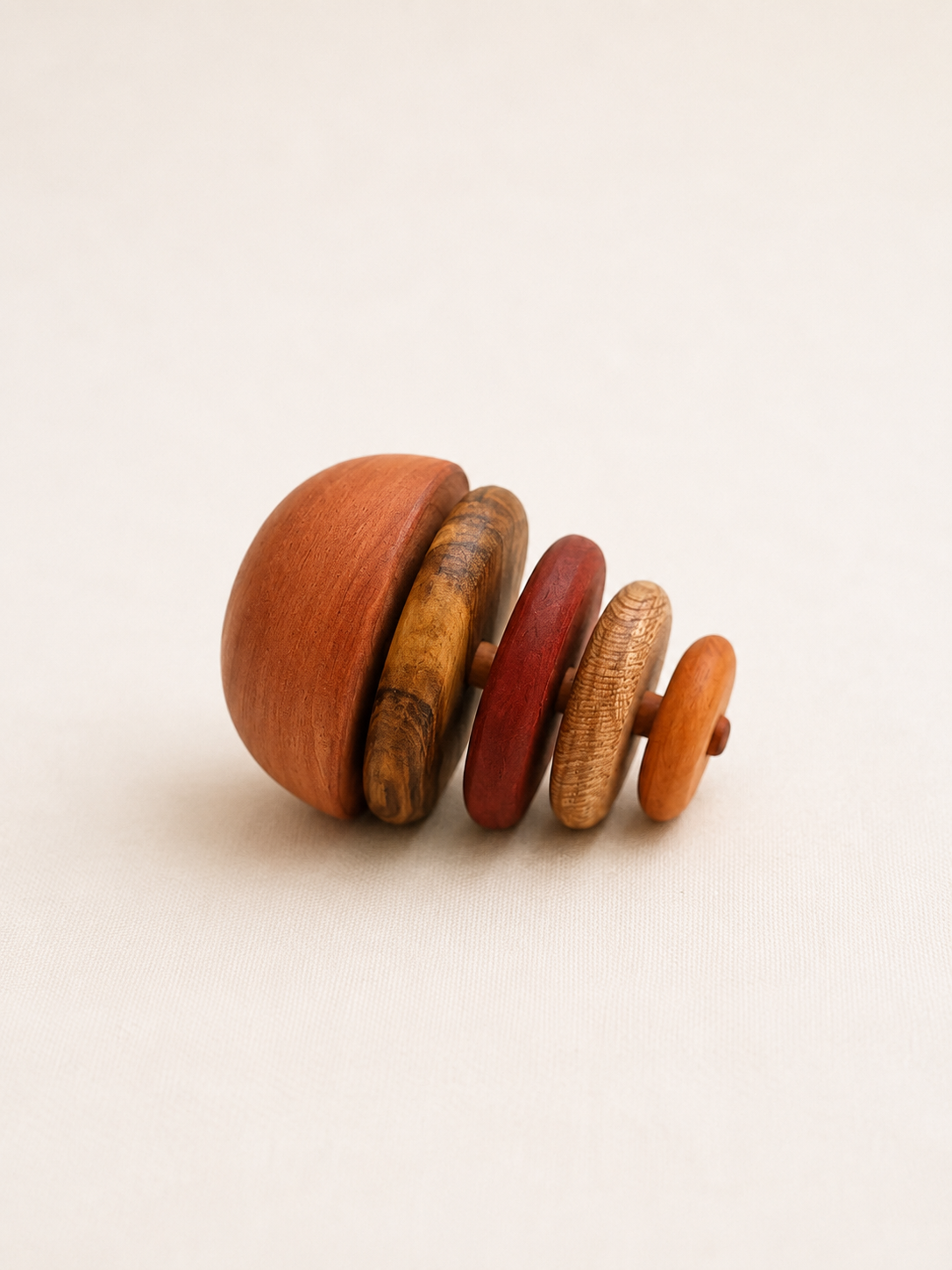 Anillos de Encaje de Madera Nativa