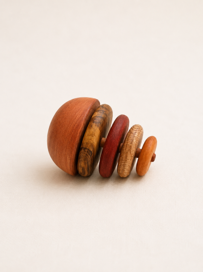 Anillos de Encaje de Madera Nativa