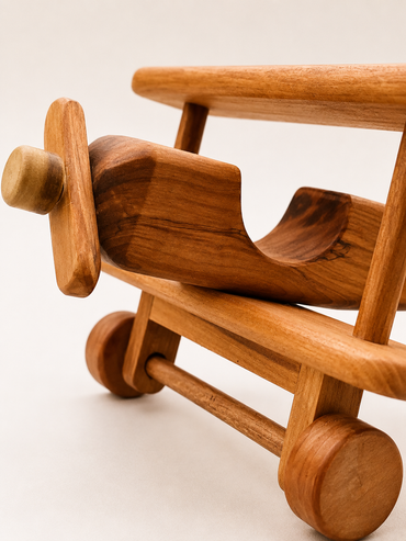 Avión grande de Madera Nativa