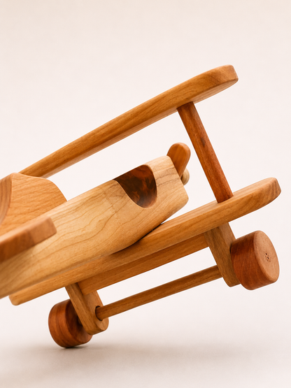 Avión grande de Madera Nativa