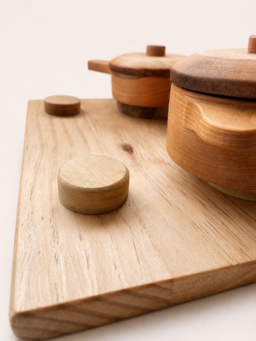 Cocina de Juguete de Madera Nativa