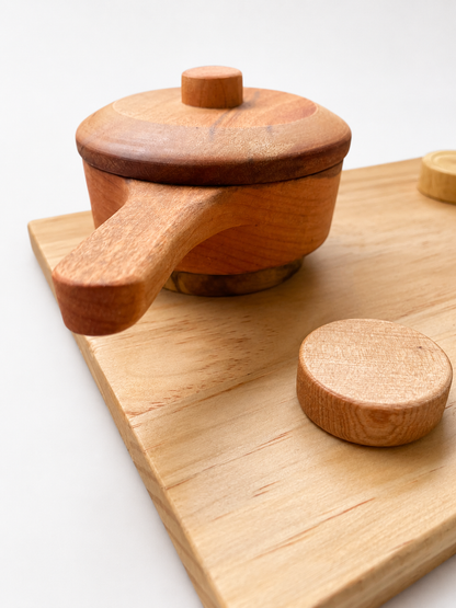Cocina de Juguete de Madera Nativa