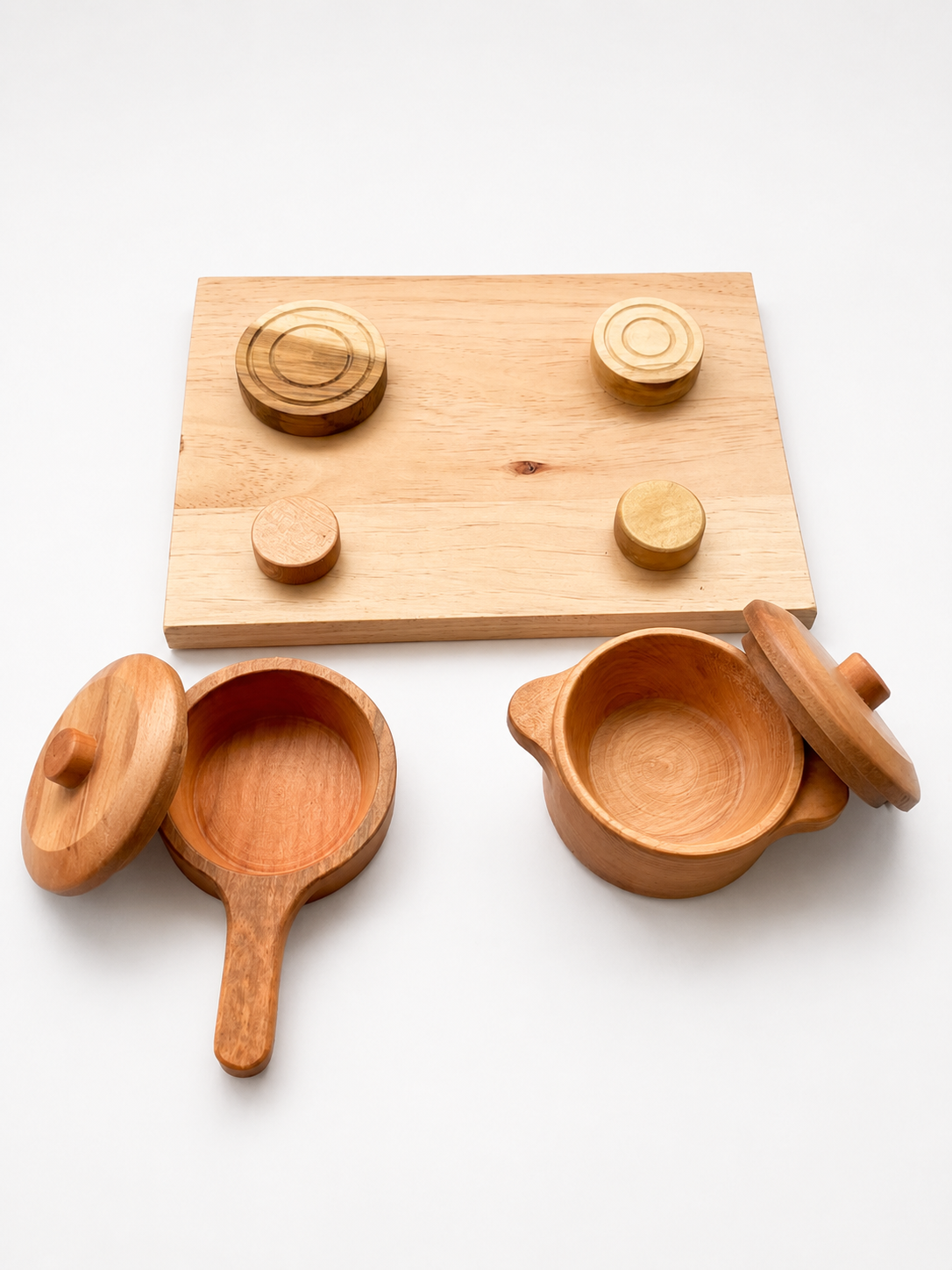 Cocina de Juguete de Madera Nativa