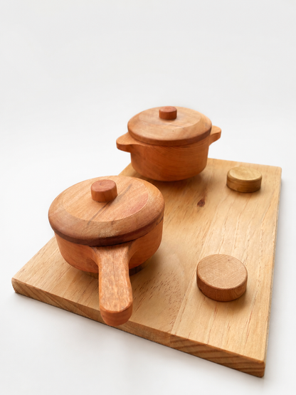 Cocina de Juguete de Madera Nativa