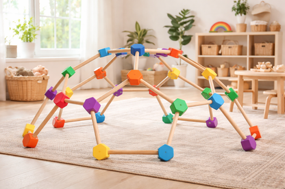 Domo Escalable de Madera para Interior – Juego Motriz Infantil