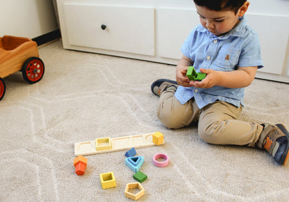 Figuras Geométricas de Encaje - Madera