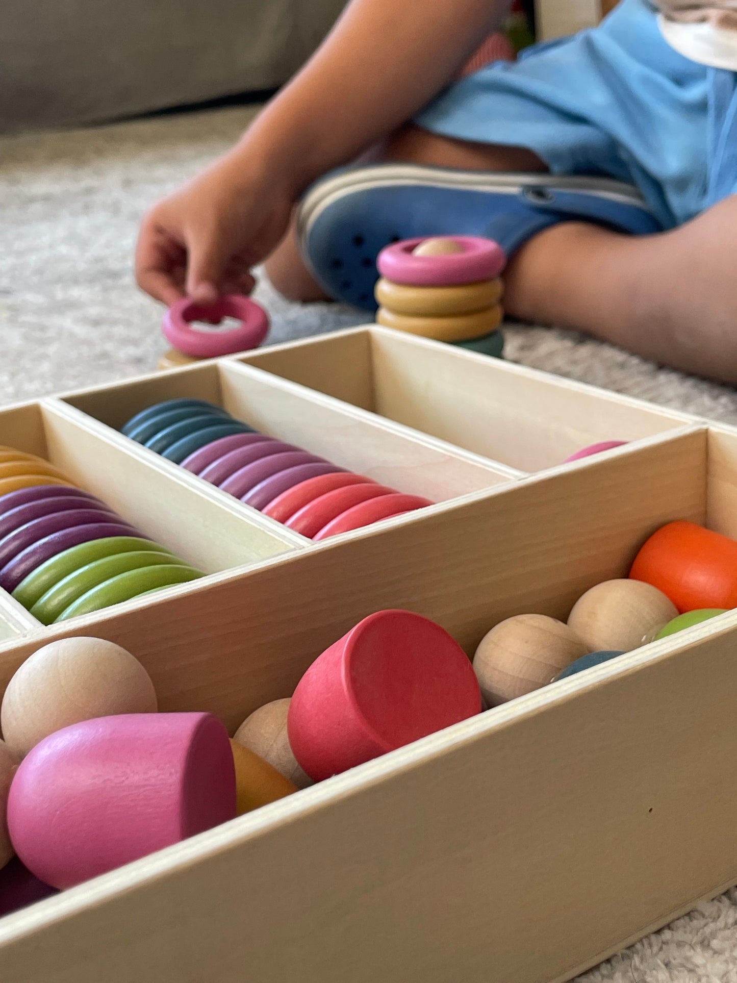 Set de Figuras y Aros de Colores