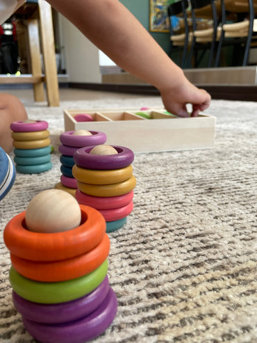 Set de Figuras y Aros de Colores