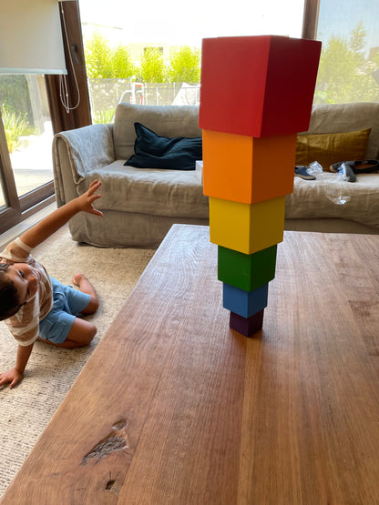 Cajas apilables Arcoíris