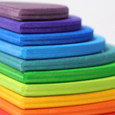 Arcoíris media luna