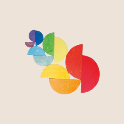 Arcoíris media luna