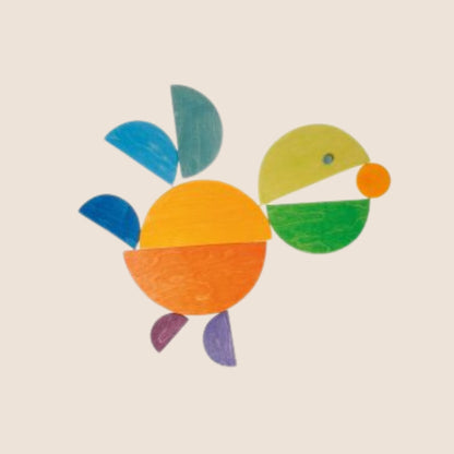 Arcoíris media luna