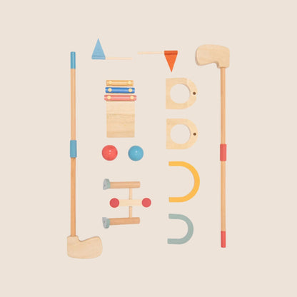 Mini Golf-Cricket de madera