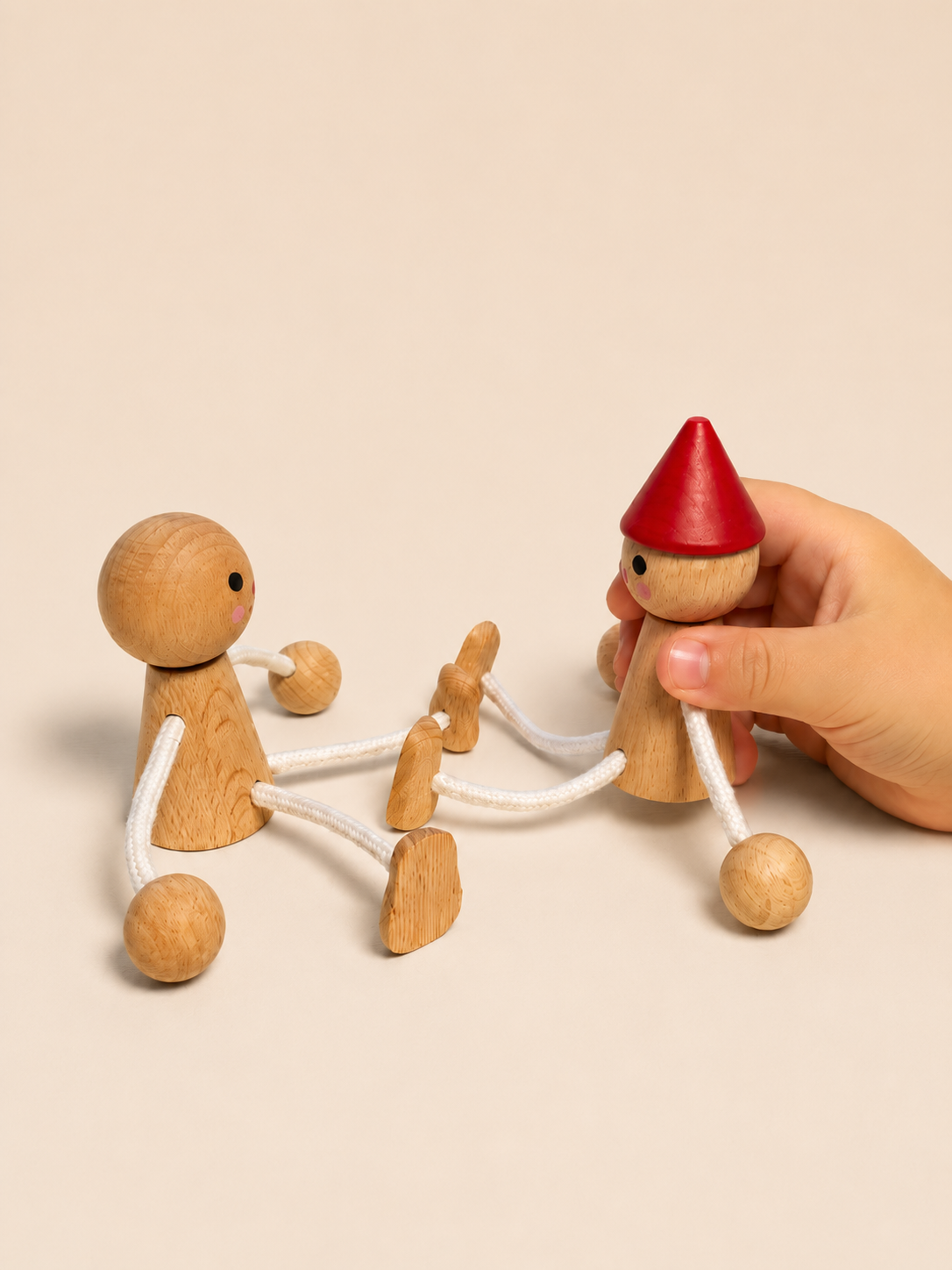 Pequeños amigos de madera