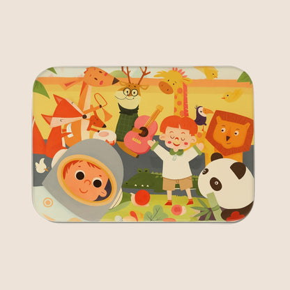 Set de Puzzles en Caja Metálica – 4 Puzzles Ilustrados