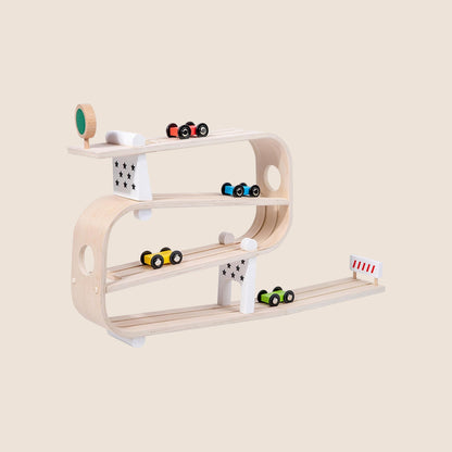 Rampa de madera 4 autos