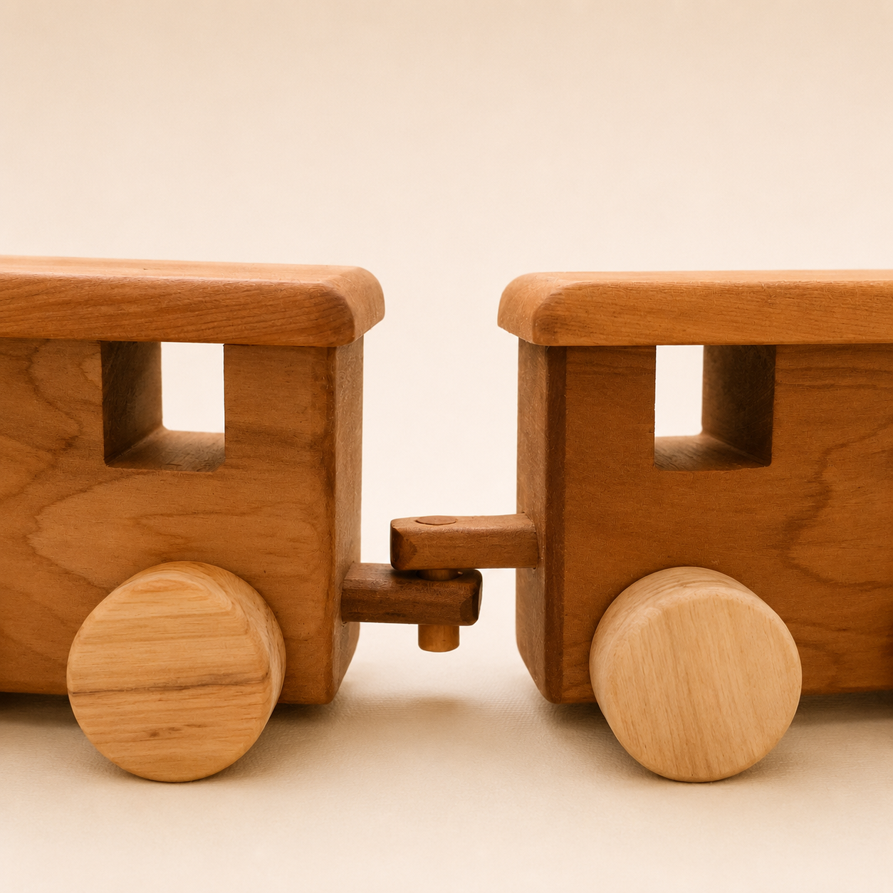 Tren de juguete de Madera Nativa